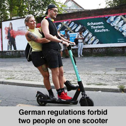 Germany regulates e-scooters