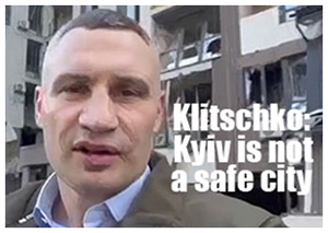 Kyiv Mayor Klitschko warms