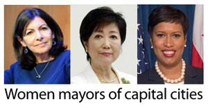 women mayors capital cities